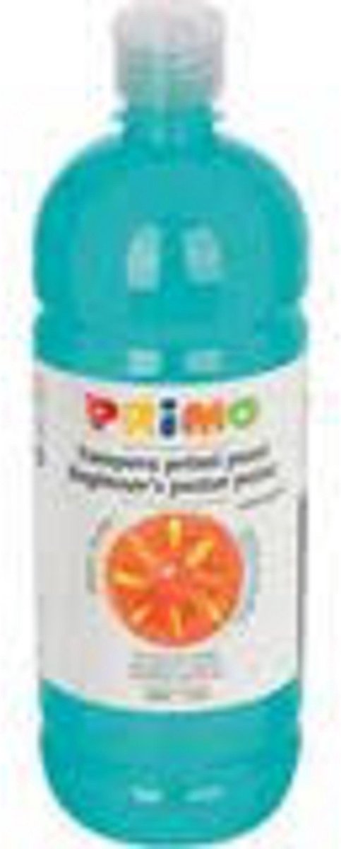 Primo - Schoolverf Tempera Fluo Blauw - 300 ml