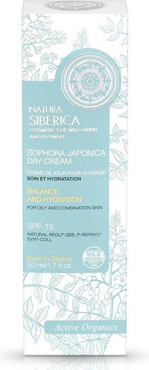 Natura Siberica - Sophora Japonica Day Cream (oily and mixed skin) - day cream - 50ml