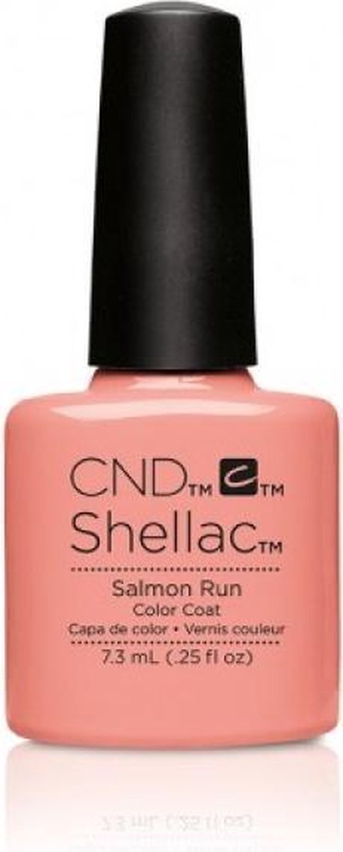 CND Shellac color coat - Salmon Run 7