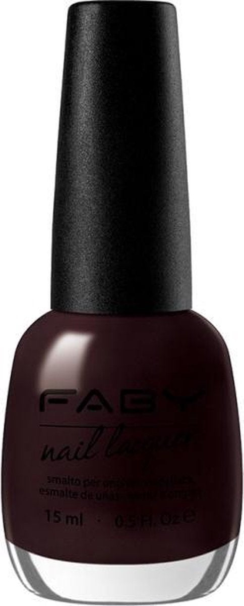 Faby Nagellak Kikka's Closet Dames 15 Ml Vegan Donkerbruin