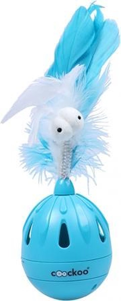 Coockoo cattoy tumbler tuimerlaar blauw - 7x7x19
