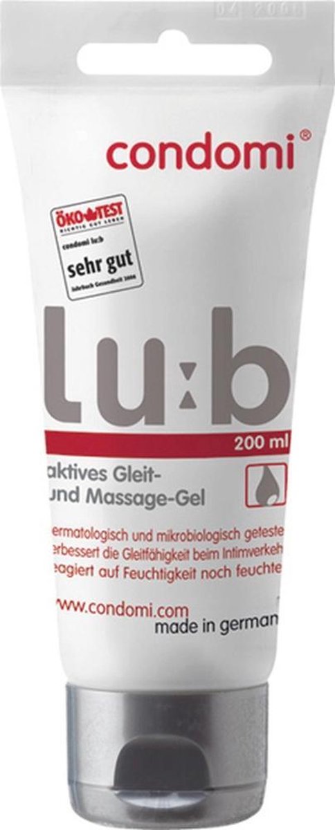 Condomi Glijmiddel Lu:b 200ml Transparant