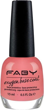 Faby Basecoat Oxygen Dames 15 Ml Zalmroze