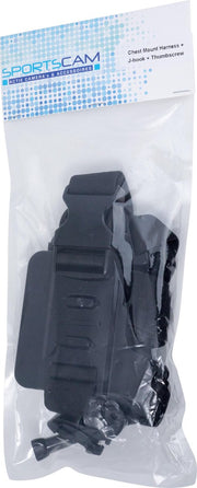 SportsCam Chest Mount Harness + J-hook + Thumbscrew
