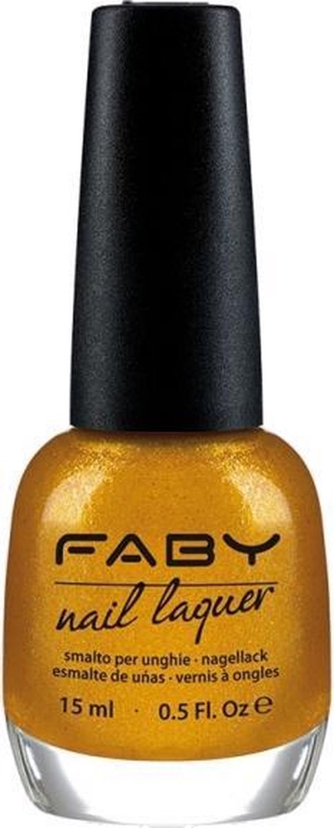 Faby Nagellak All That Glitter Is Not Gold 15 Ml Vegan Goud