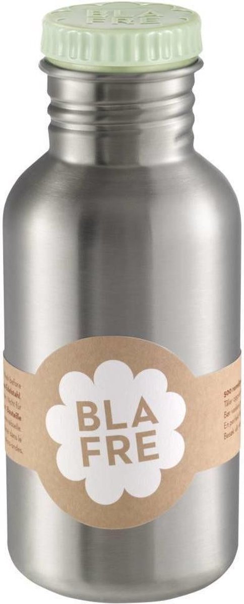 Blafre Stalen drinkfles 500ml | Lichtgroen