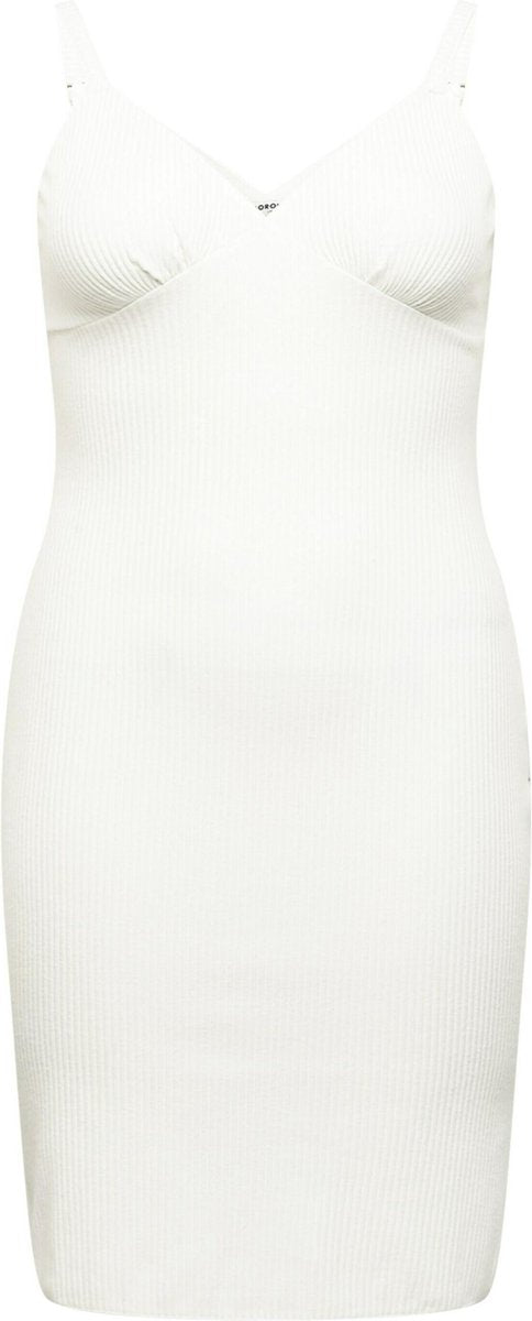 Glamorous Curve gebreide jurk Offwhite-16 (Xxl)