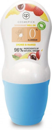 Cosmepick Deodorant Roll On Lychee & Mango 50ml.