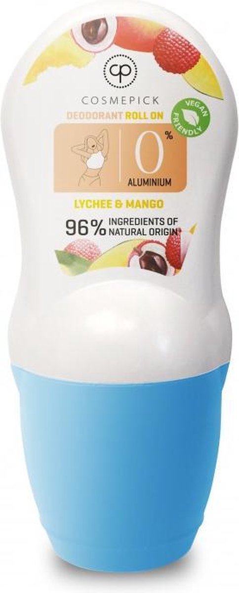 Cosmepick Deodorant Roll On Lychee & Mango 50ml.