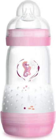MAM  260ml ANTI-COLIC ZUIGFLES 2+ Medium flow Roze