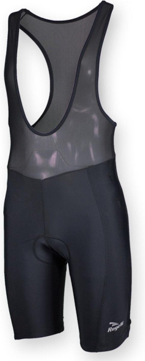 Rogelli Wielerbroek Basic met Bretels - Heren - Zwart - Maat XS