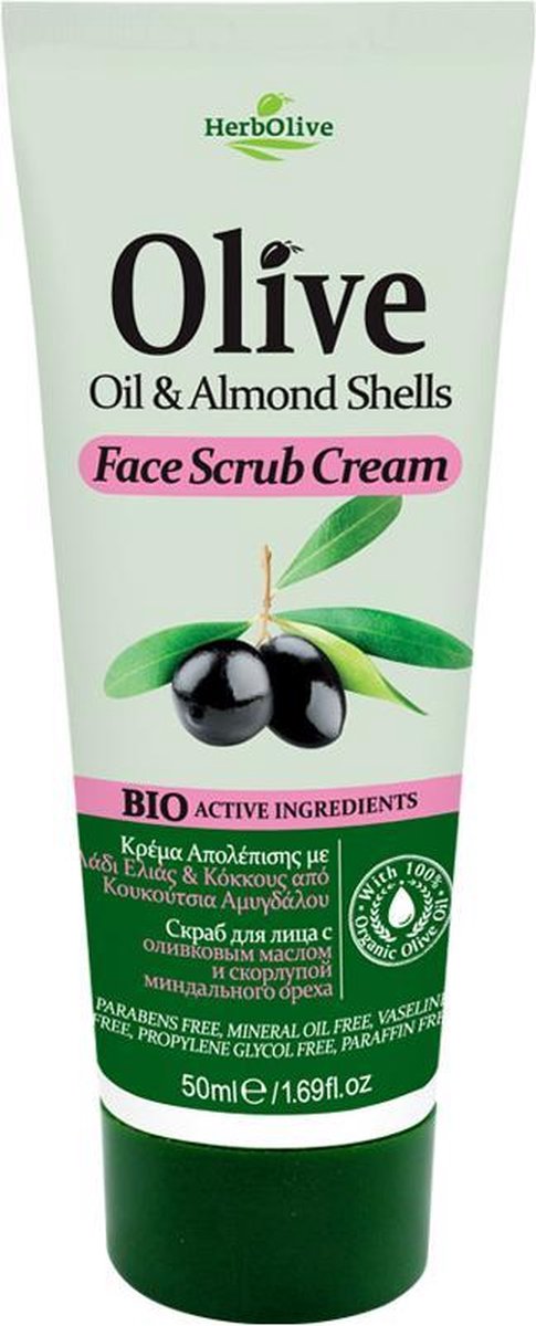 Herbolive Gezichtsscrub met Olijfolie - 50 ml