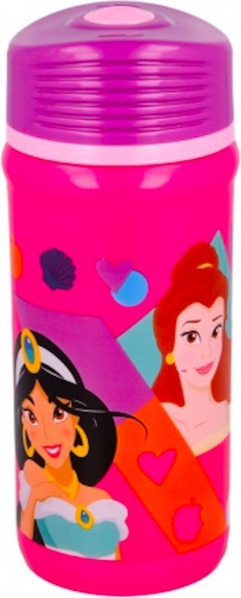 Disney Princessen drinkfles - waterfles - 16 cm hoog - 390 ml