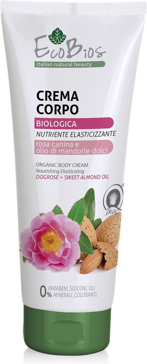 Ecobios Bodylotion Wellness Wilde Roos & Zoete Amandel 200 ml