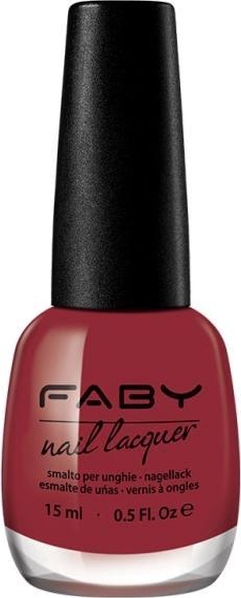 Faby Nagellak Instinctive Dames 15 Ml Vegan Rood
