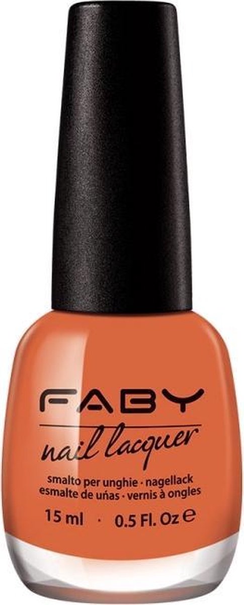 Faby Nagellak Coral Beauty Dames 15 Ml Vegan Koraaloranje