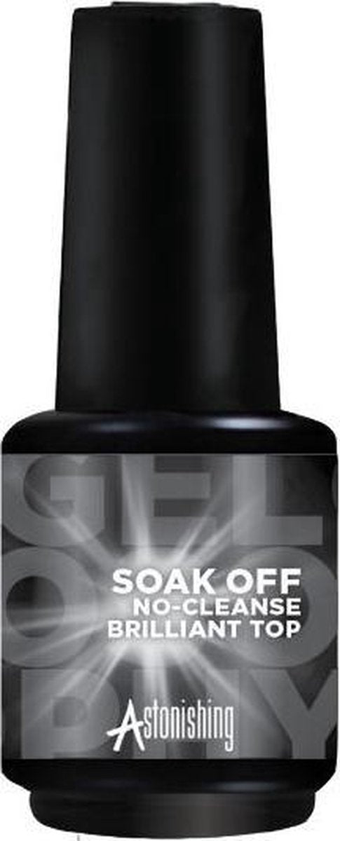 Astonishing Soak Off No-Cleanse Brilliant Top 15ml