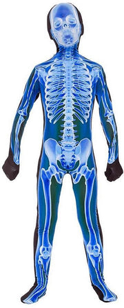 X- Ray Skinz - Blauw (5-7)|Second skin kostuum xray