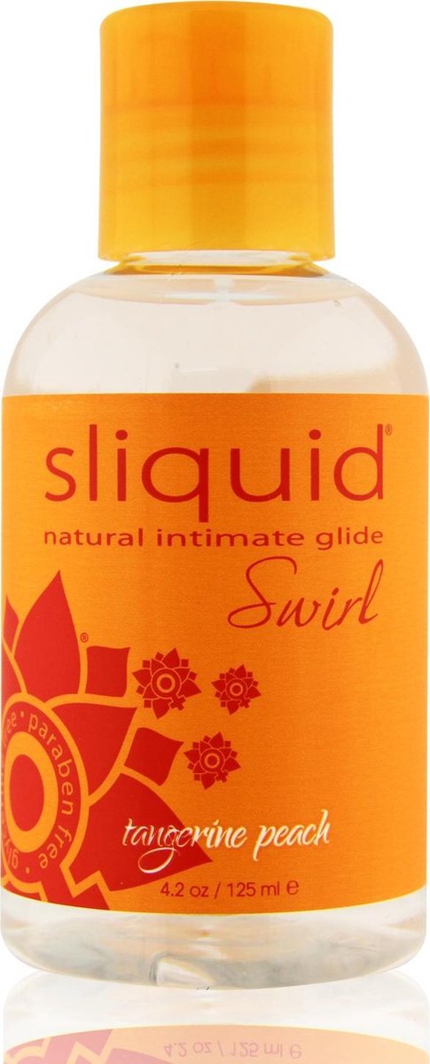 Sliquid Naturals Swirl Glijmiddel Mandarijn Perzik - 125 ml