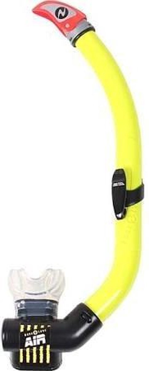 Aqua Lung Air Dry PV Snorkel - Hot Lime