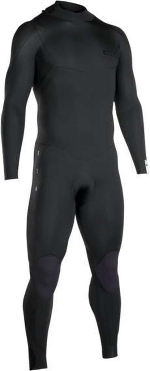 ION Heren wetsuit Strike Core Semidry 4/3 Back Zip Black XS
