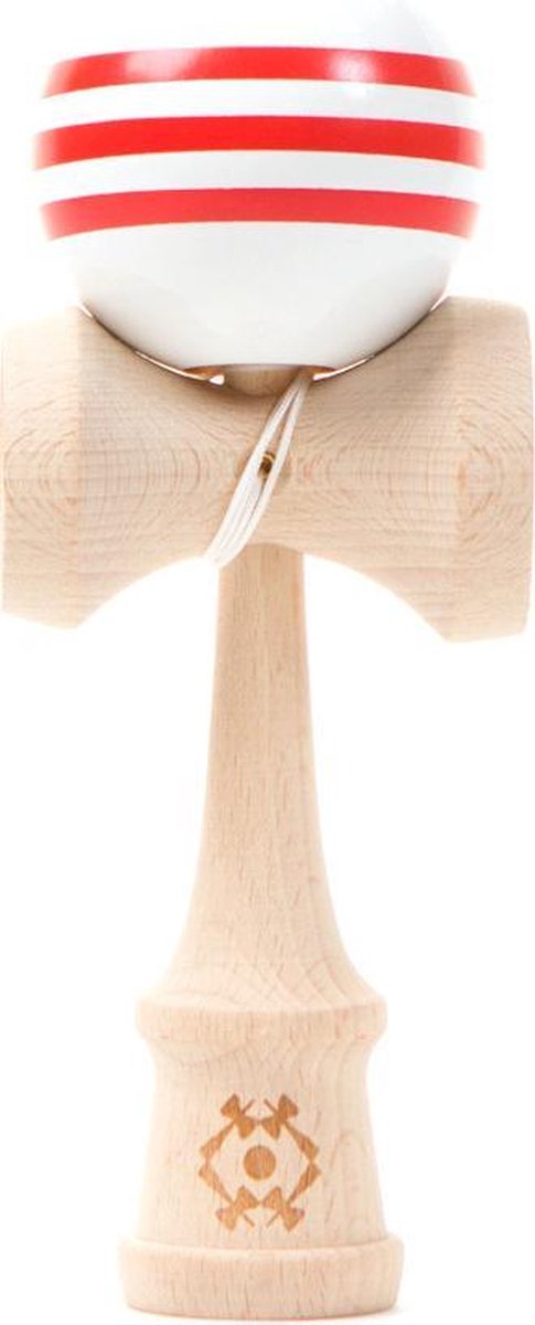 Kendama USA - Tribute White/Red Tripple stripe