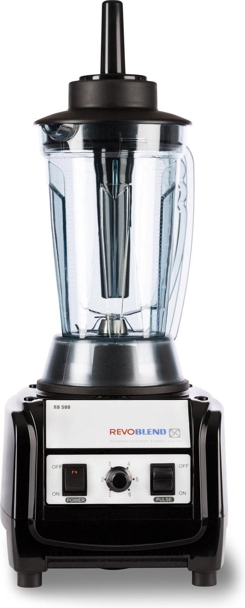 Revoblend RB 500 High Speed Blender 1500W Zwart