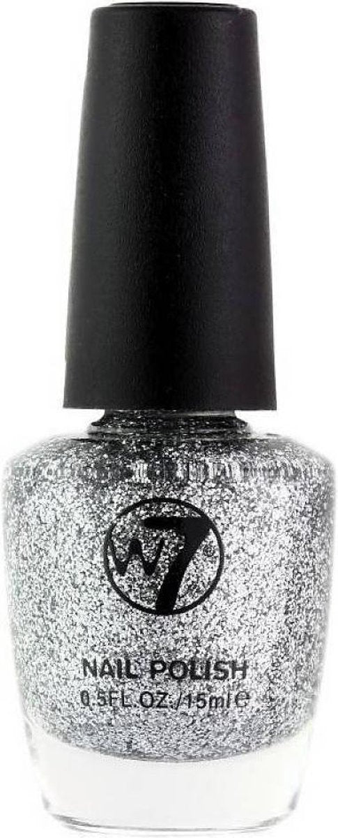 W7 Nagellak - nr. 5 Silver Dazzle 15 ml