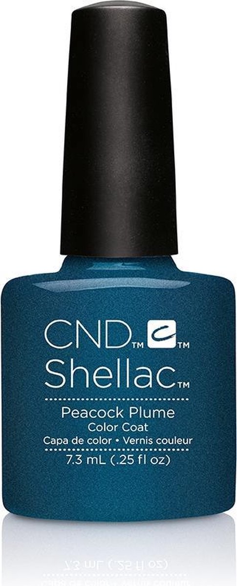 Cnd Shellac Color Coat Nagellak Peacock Plume 7.3ml