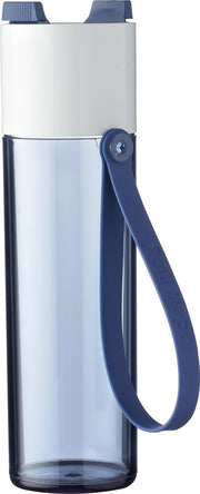 Mepal – drinkfles JustWater – 500 ml – Nordic denim – waterfles – drinkt als een glas – lekvrij