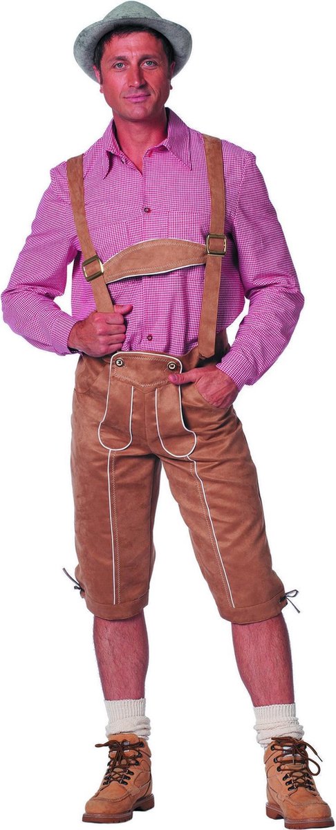 Tiroler broek Bayernhose de luxe beige voor heer