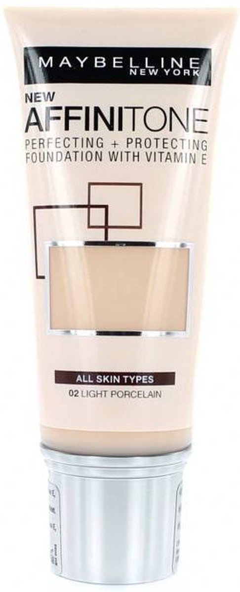 Maybelline Affinitone Foundation - 02 Light Porcelain