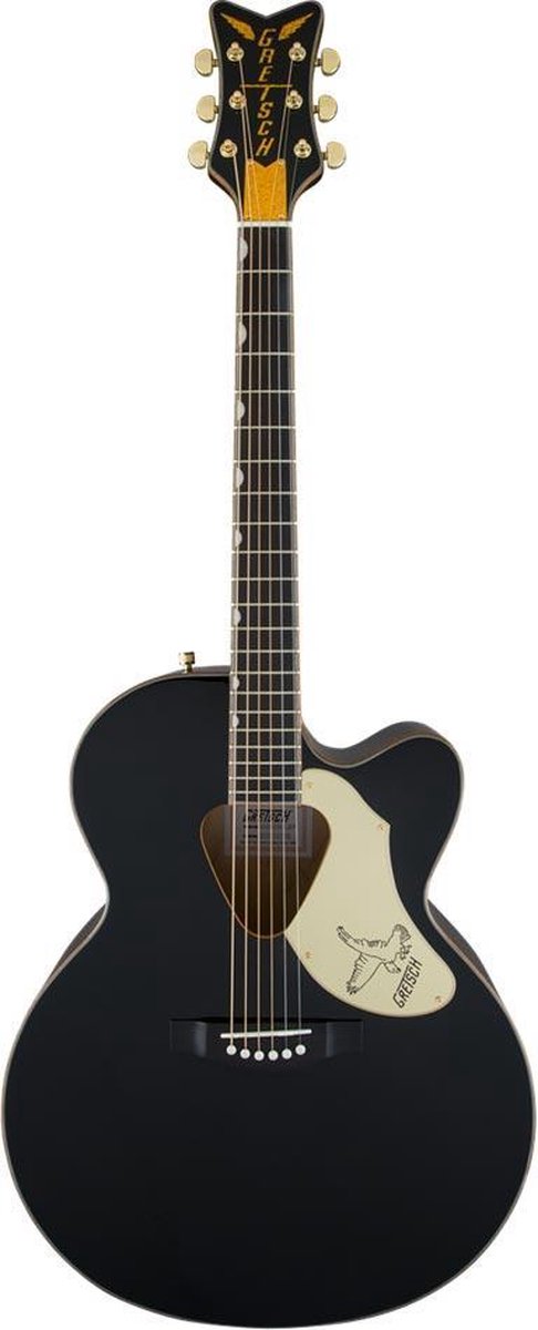 Gretsch G5022CBFE Rancher Falcon Jumbo Black jumbo gitaar