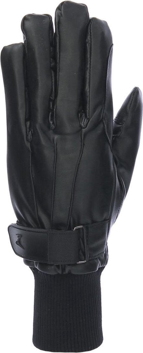 Horze Handschoenen  Pu Leder - Black - 6