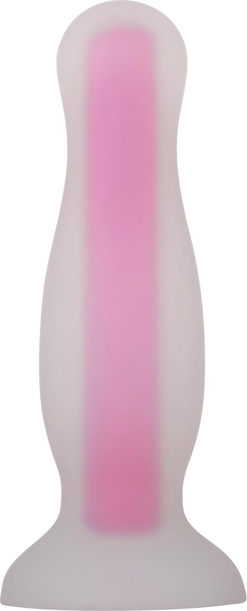 Evolved Luminous Glow In The Dark Buttplug Small Roze