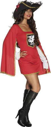 Volwassenenkostuum Musketeer Lady (40/42) - Carnavalskleding