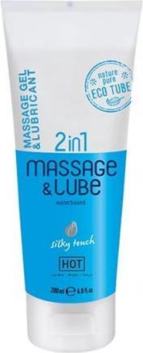 Bundle - HOT - Hot Massagegel & Glijmiddel 2in1 - Silky Touch met glijmiddel