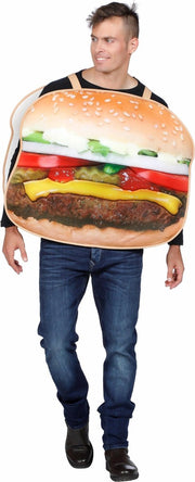 Hamburger kostuum voor volwassenen