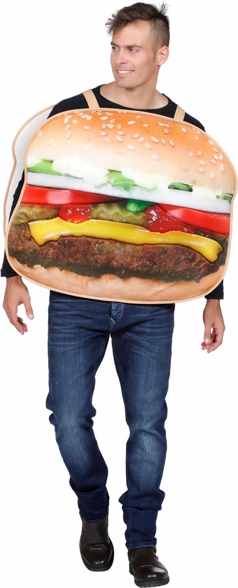 Hamburger kostuum voor volwassenen
