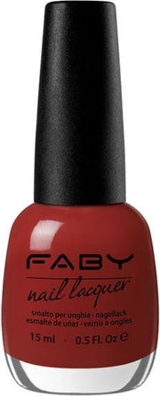 Faby Nagellak Luxury Dames 15 Ml Vegan Rood/bruin