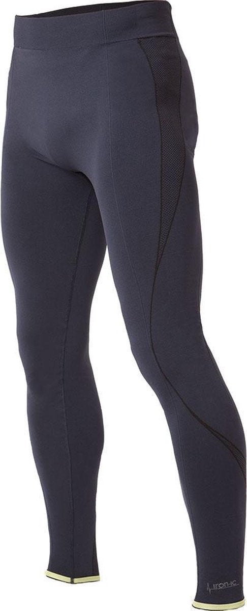 Iron-ic Compressiebroek Performance Heren Polyamide Blauw Maat L