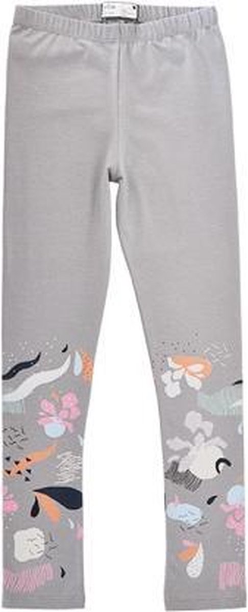 HEBE - legging - footprint - grijs - Maat 98/104