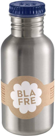 Blafre - Stalen drinkfles 500 ml - RVS drinkbeker Donkerblauw