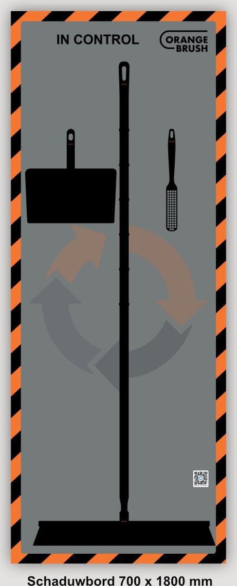 OrangeBrush Schaduwbord 800 x 1800 mm