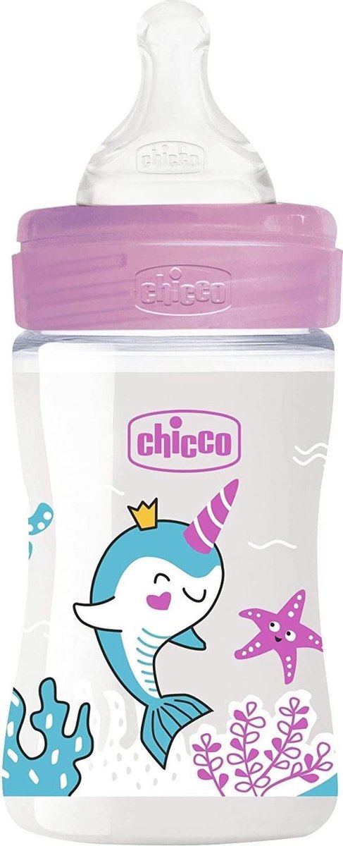 Chicco Zuigfles Meisjes 250 Ml Siliconen Roze