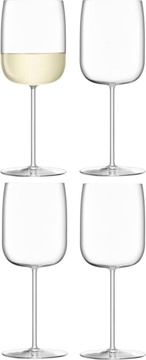 L.S.A. Borough Glas Wijn - 380 ml - Set van 4 Stuks