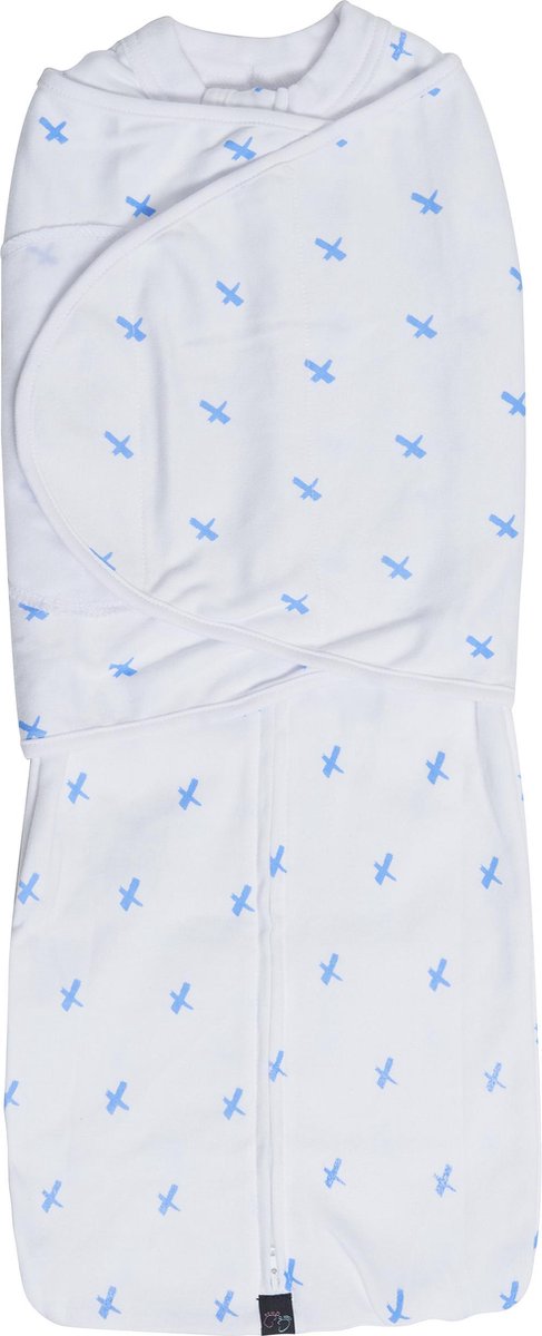 Mum2Mum Dream Swaddle - Inbakerdoek groot - Blue X