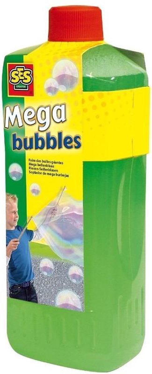 2x SES Mega Bubble bellenblaas navulling 750 ml - Bellenblaasmix navulverpakking