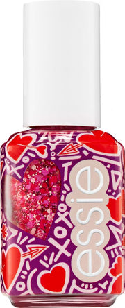 Essie Valentijnscollectie Matte Glitter Top Coat - 600  You're So Cupid - Rood Nagellak - 13