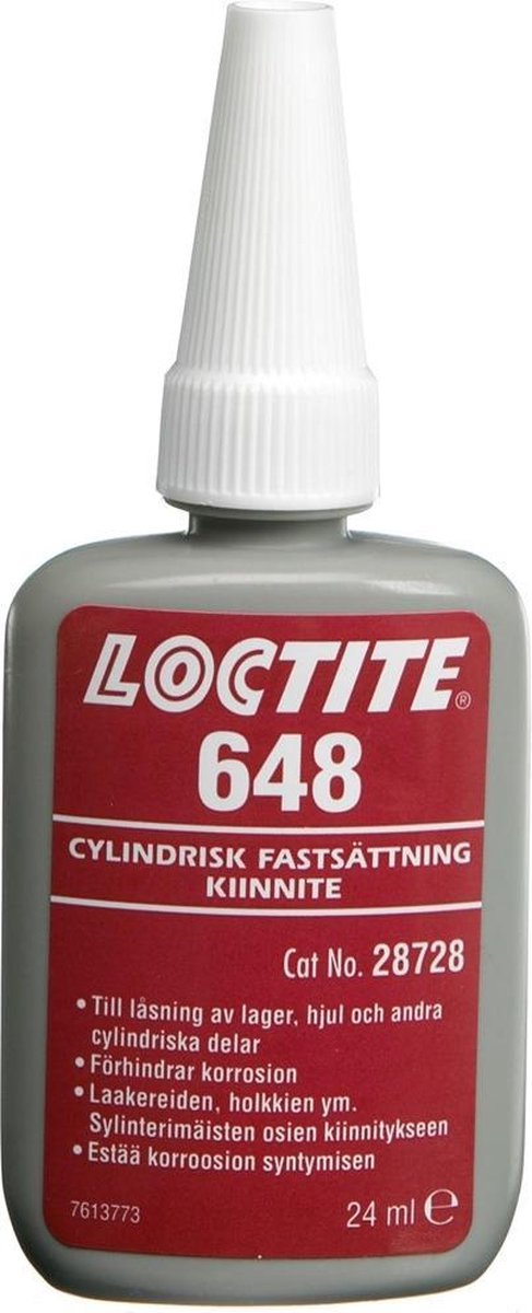 Loctite Borgmiddel Sterk 648 Grijs 24 Ml